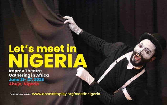 Global Playback & Improv Theatre Gathering in Nigeria. poster