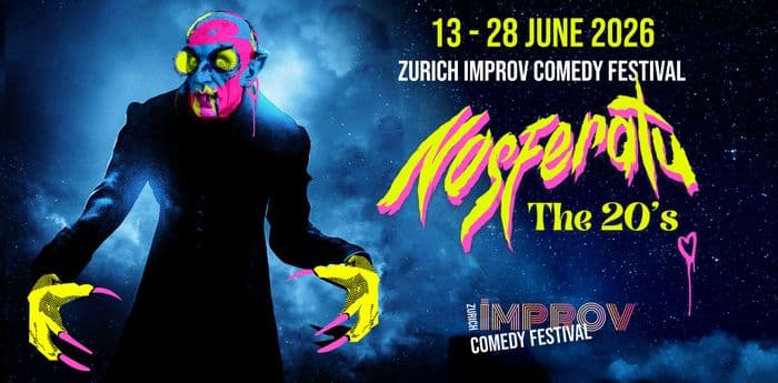 Zurich Improv Comedy Festival 2026 poster